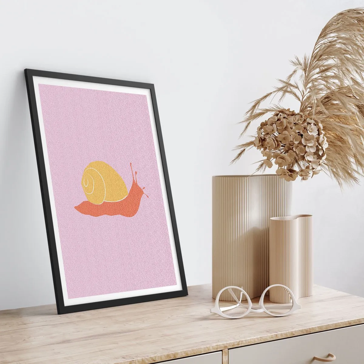 Plakát v černém rámu - Není kam spěchat - 61x91 cm