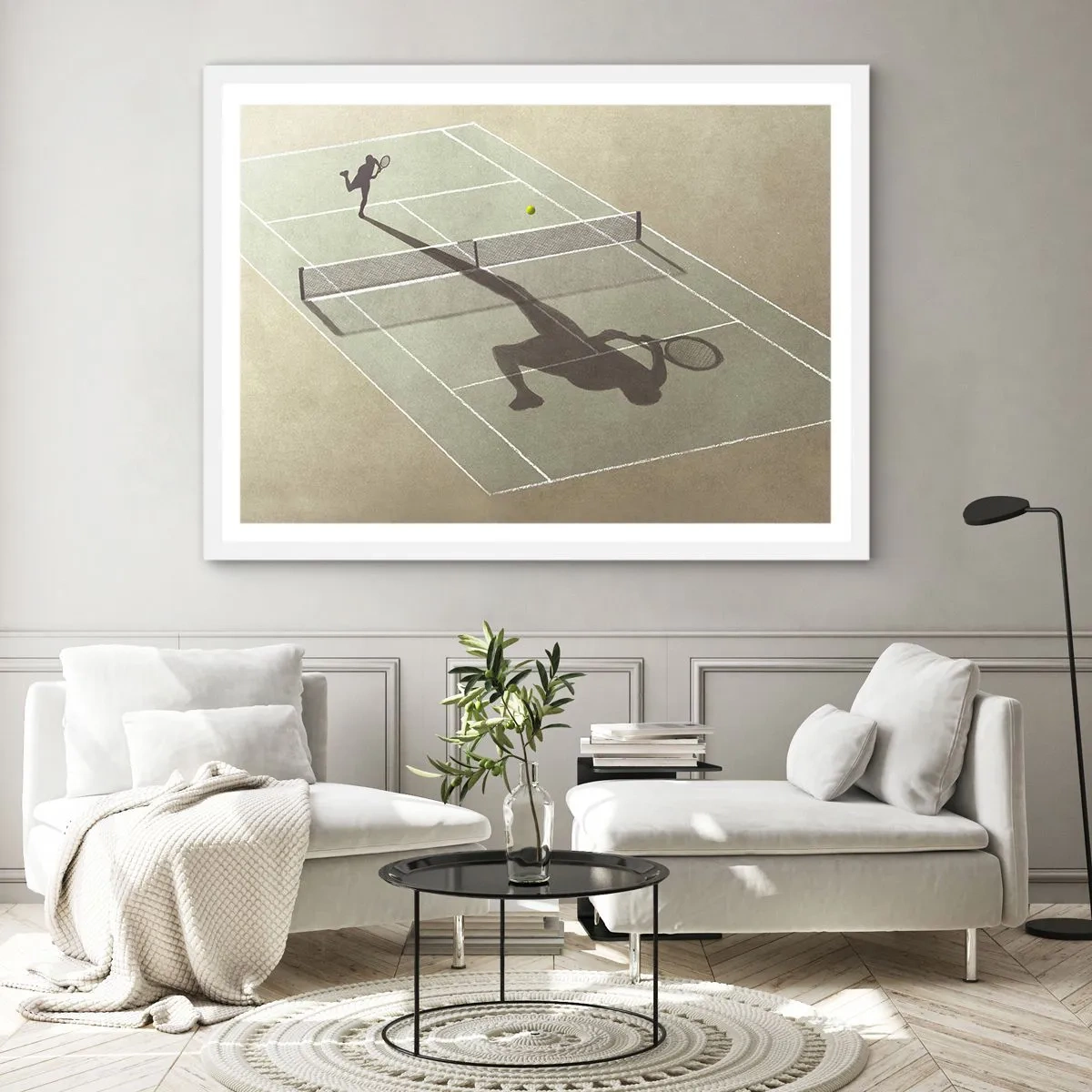 Plakát v bílém rámu - Dobývání sama sebe - 70x50 cm