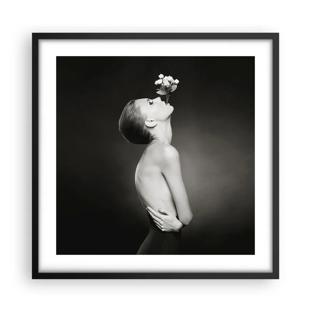 Plakát v černém rámu - Excentrická elegance - 50x50 cm