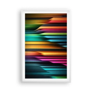 Plakát v bílém rámu - Světelné varhany - 61x91 cm