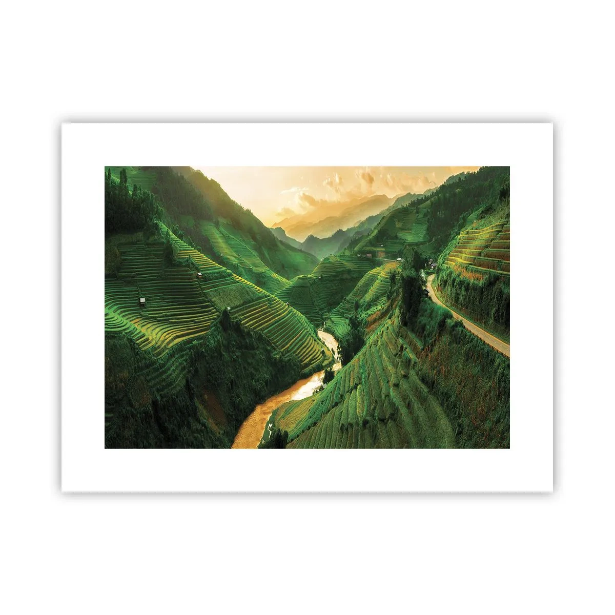Plakát - Vietnamské údolí - 40x30 cm