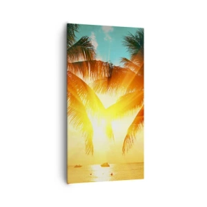 Obraz na plátně - Exotický pár - 65x120 cm