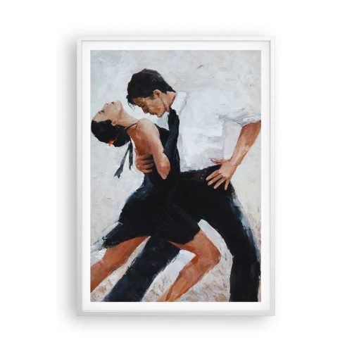 Plakát v bílém rámu - Tango mých tužeb a snů - 70x100 cm