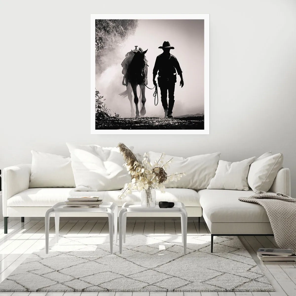 Plakát - Texaské ráno - 40x40 cm