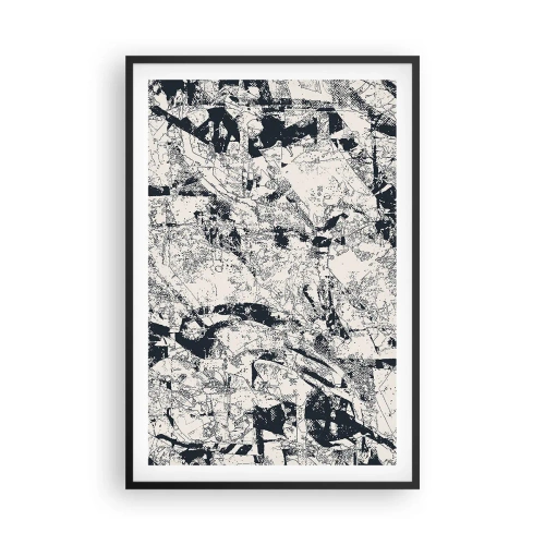 Plakát v černém rámu - Prolínání protikladů - 61x91 cm