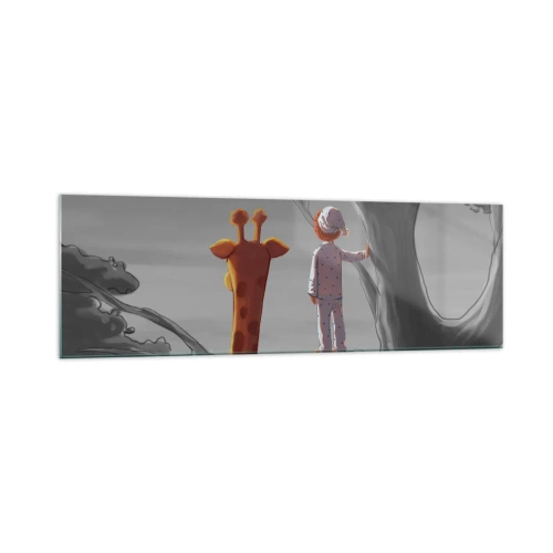 Obraz na skle - Fakt se to děje - 160x50 cm