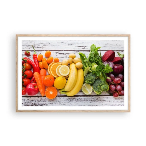 Plakát v rámu světlý dub - To nestačí? - 91x61 cm