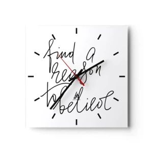 Nástěnné hodiny - Je to možné - 30x30 cm