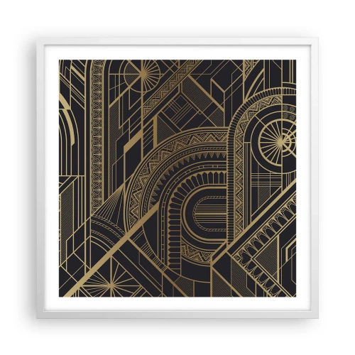 Plakát v bílém rámu - Koncepty, nápady, plány - 60x60 cm