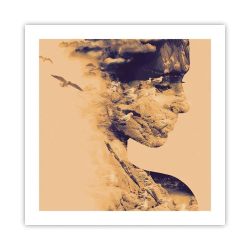 Plakát - Krásná od přírody - 50x50 cm