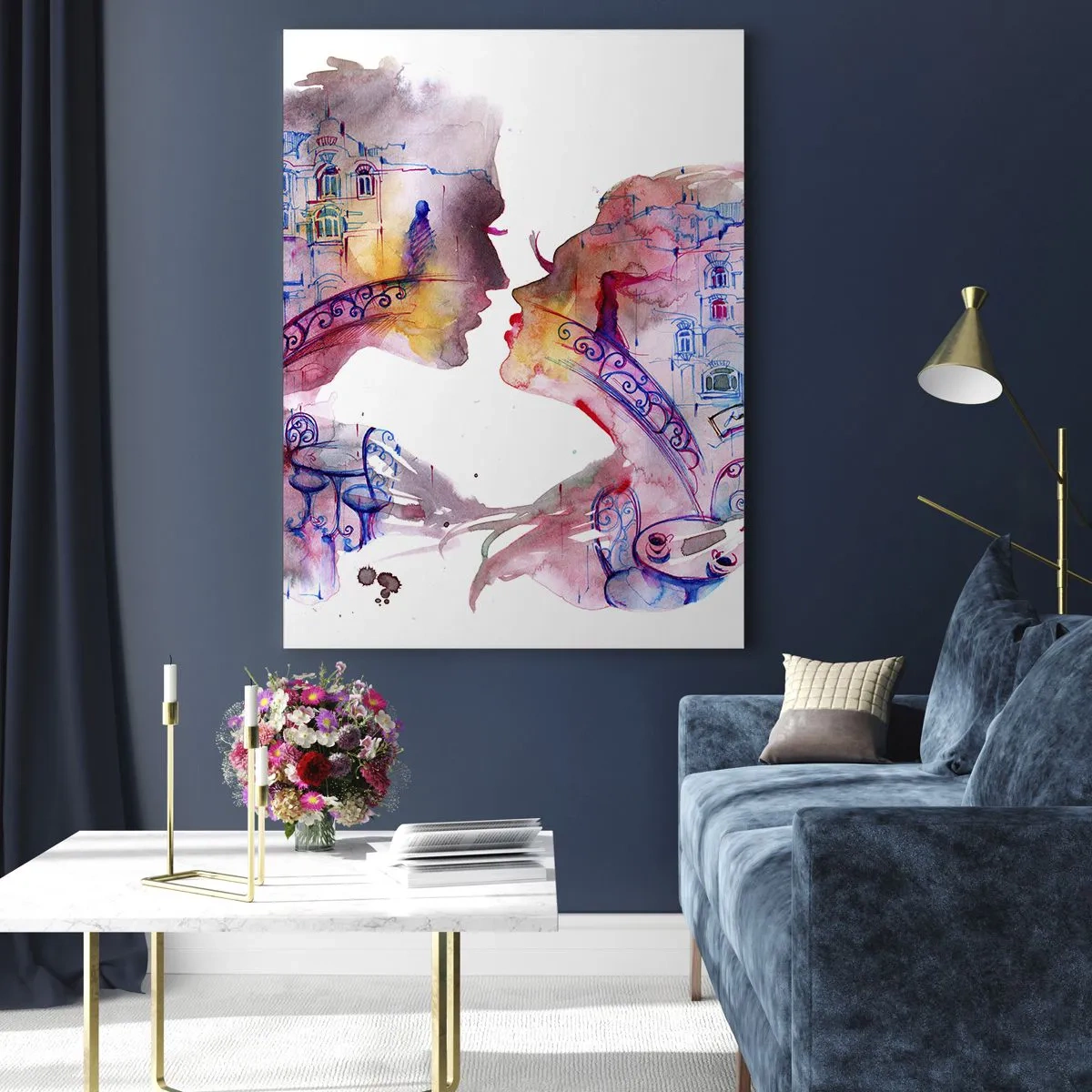 Obraz na skle - Tajemný most vzdychání - 70x100 cm