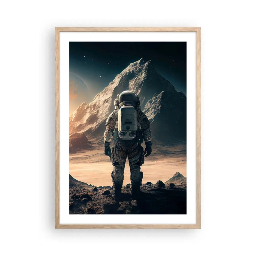 Plakát v rámu světlý dub - Nová výzva - 50x70 cm