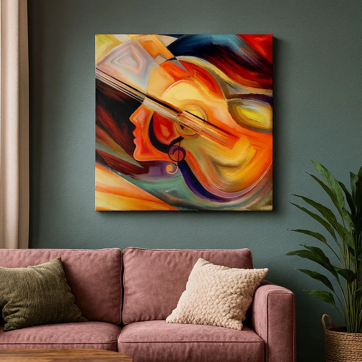 Obraz na plátně - Všechno je v pořádku - 30x30 cm