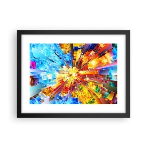 Plakát v černém rámu - In medias res - 40x30 cm