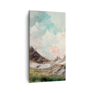 Obraz na plátně - Skalní čepele - 45x80 cm