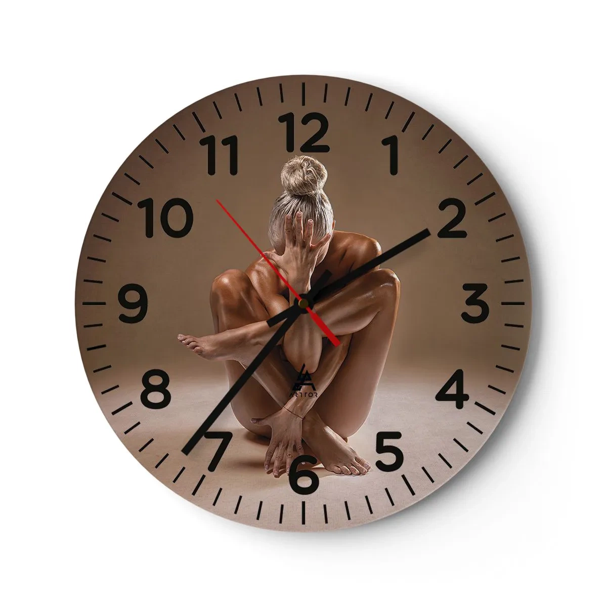 Nástěnné hodiny - Jednota těla a ducha - 40x40 cm