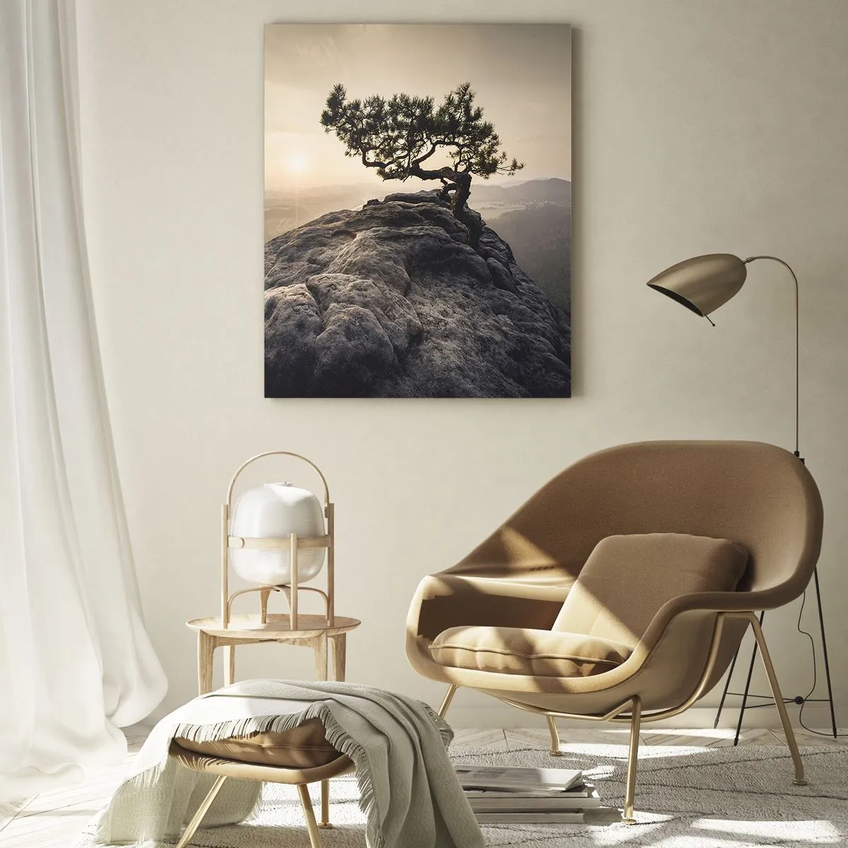 Obraz na skle - Život vždy vítězí - 50x70 cm