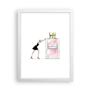 Plakát v bílém rámu - Podstata ženskosti - 30x40 cm