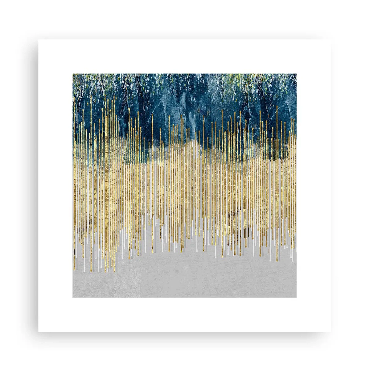 Plakát - Zlacená hranice - 30x30 cm