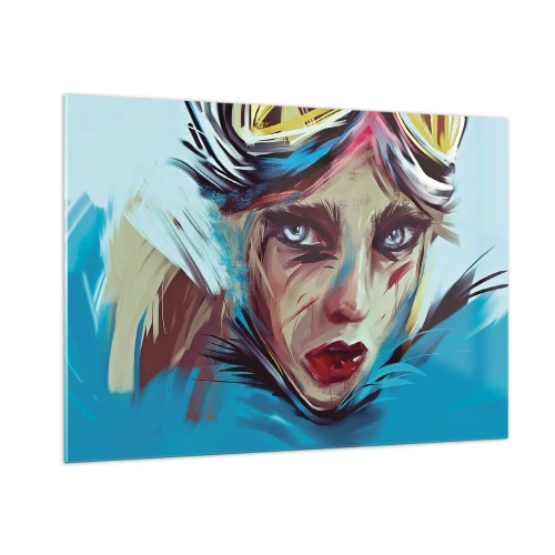 Obraz na skle - Silniční válečnice - 100x70 cm