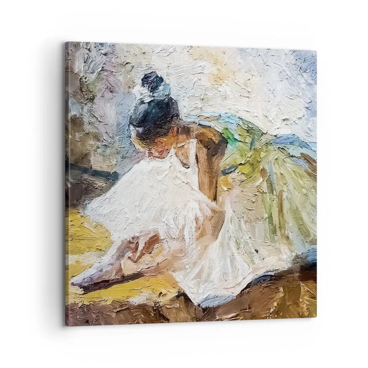 Obraz na plátně - Z Degasova obrazu - 60x60 cm