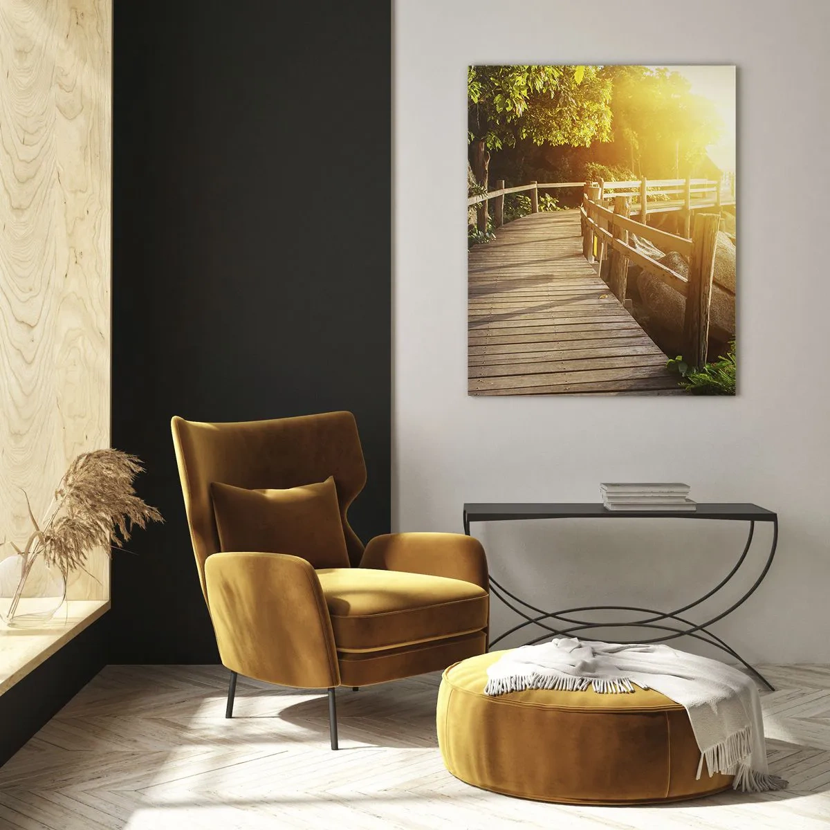Obraz na skle - Další zatáčka, další zázraky - 50x70 cm