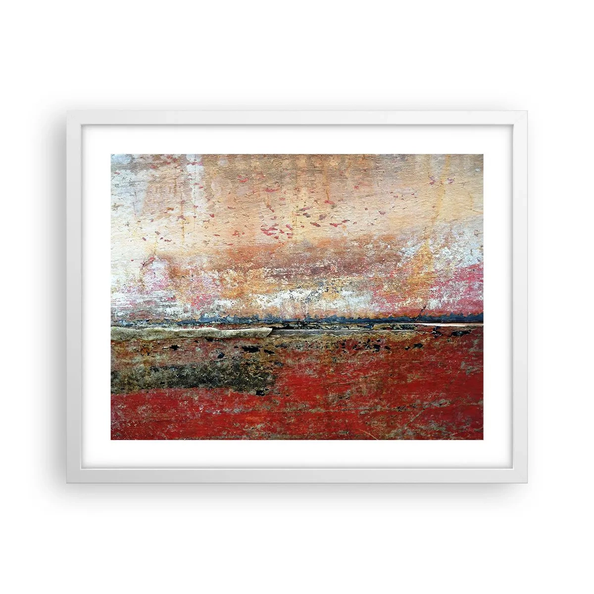 Plakát v bílém rámu - Možná je to moře - 50x40 cm