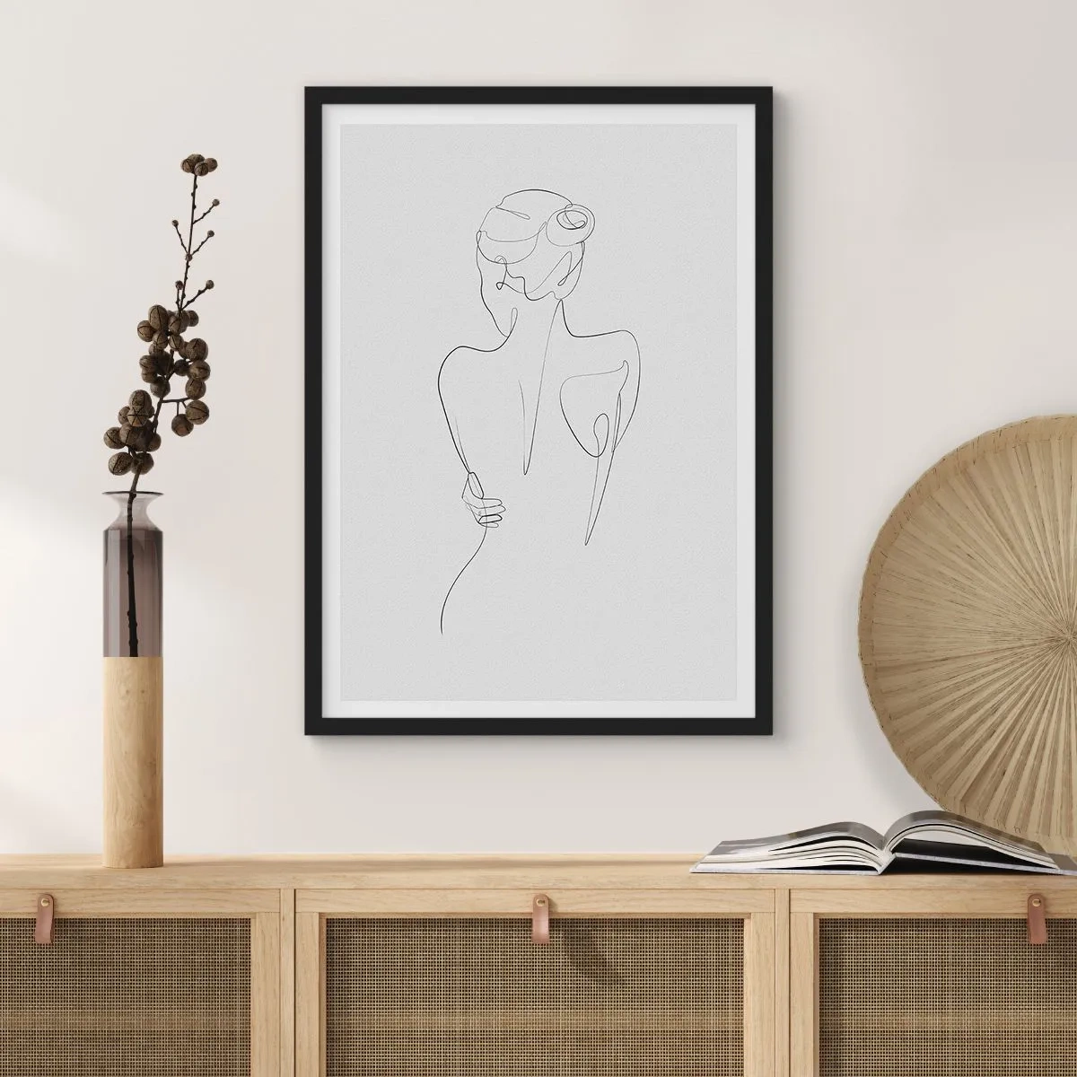 Plakát v černém rámu - Hudba těla - 40x50 cm