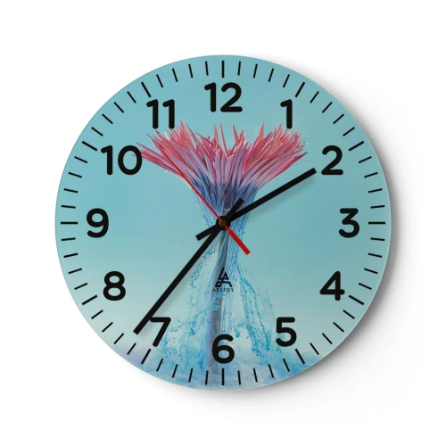 Nástěnné hodiny - V osvěžujícím objetí - 30x30 cm