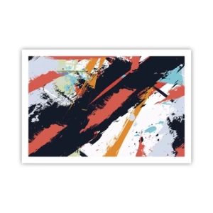 Plakát - Dynamická kompozice - 91x61 cm