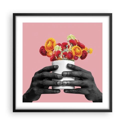 Plakát v černém rámu - Apoteóza života - 50x50 cm