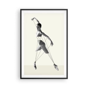 Plakát v černém rámu - V divadle světa - 61x91 cm