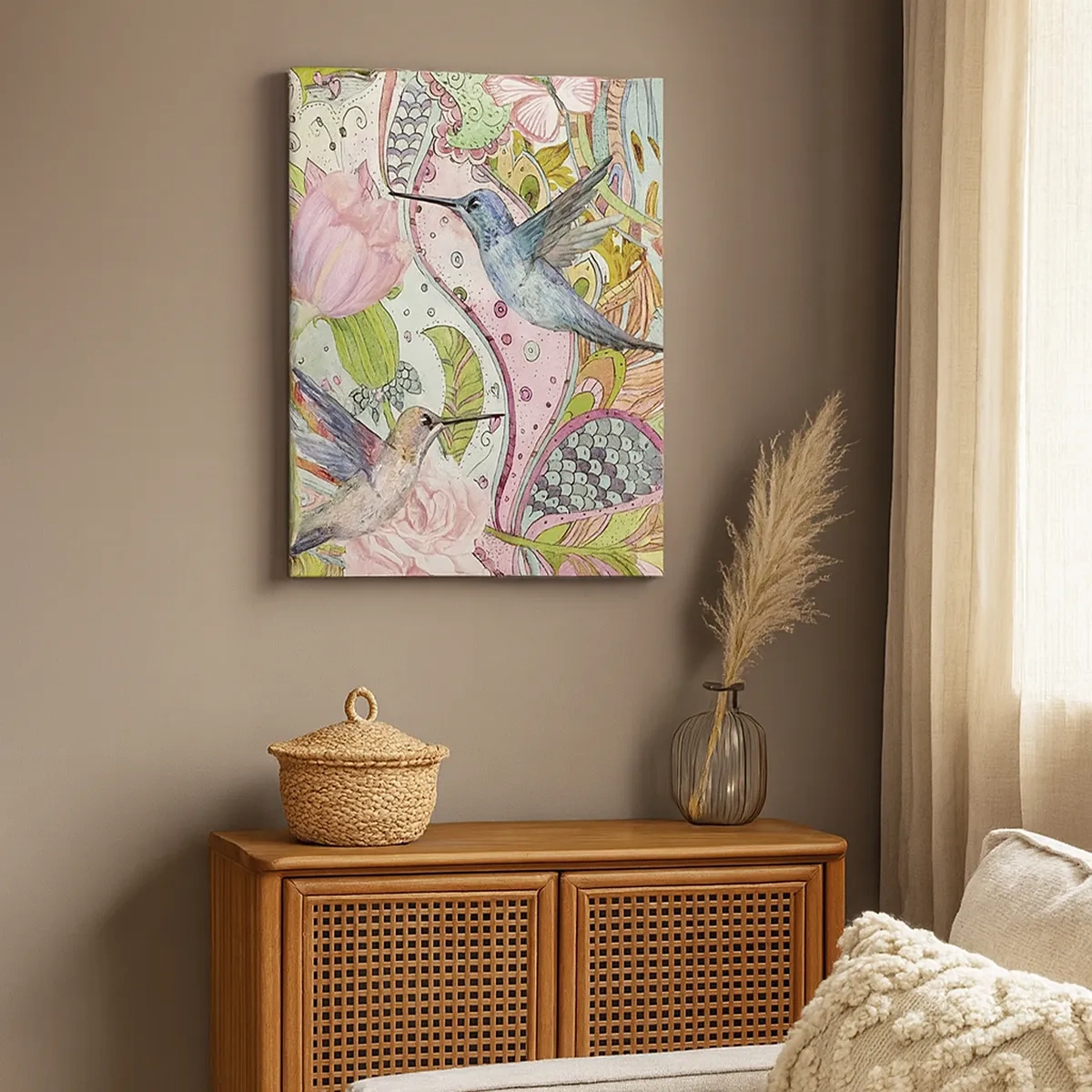 Obraz na plátně - Zamotané do lián - 50x70 cm