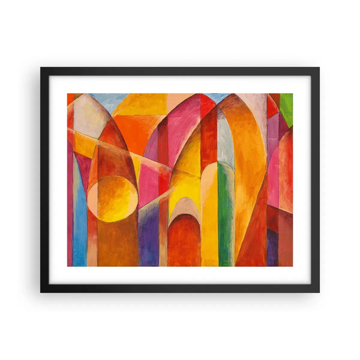 Plakát v černém rámu - Katedrála slunce - 50x40 cm