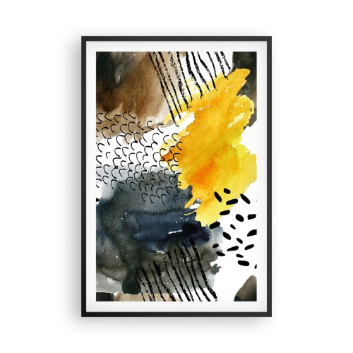 Plakát v černém rámu - Setkání živlů - 61x91 cm