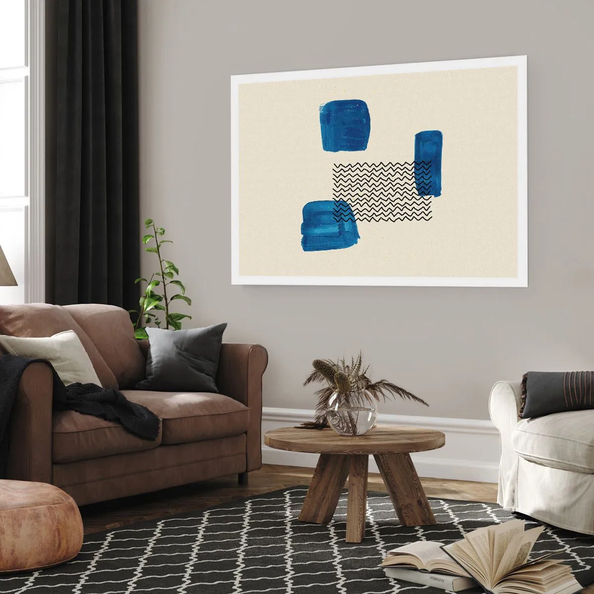 Plakát - Abstraktní kvarteto - 100x70 cm