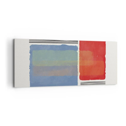 Obraz na plátně - Duch a písmeno geometrie - 100x40 cm