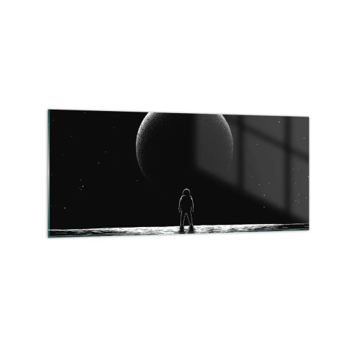 Obraz na skle - Tváři v tvář - 120x50 cm