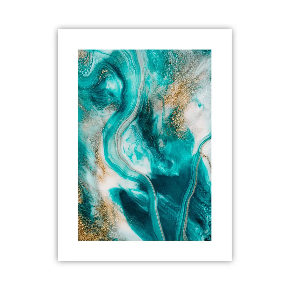 Plakát - Řeka zlata - 30x40 cm