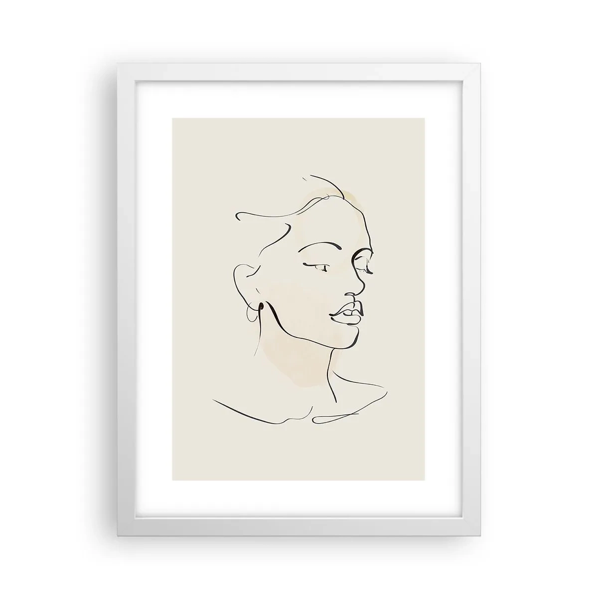 Plakát v bílém rámu - Výrazným tahem - 30x40 cm