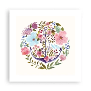 Plakát - Námořníkův hezký sen - 40x40 cm