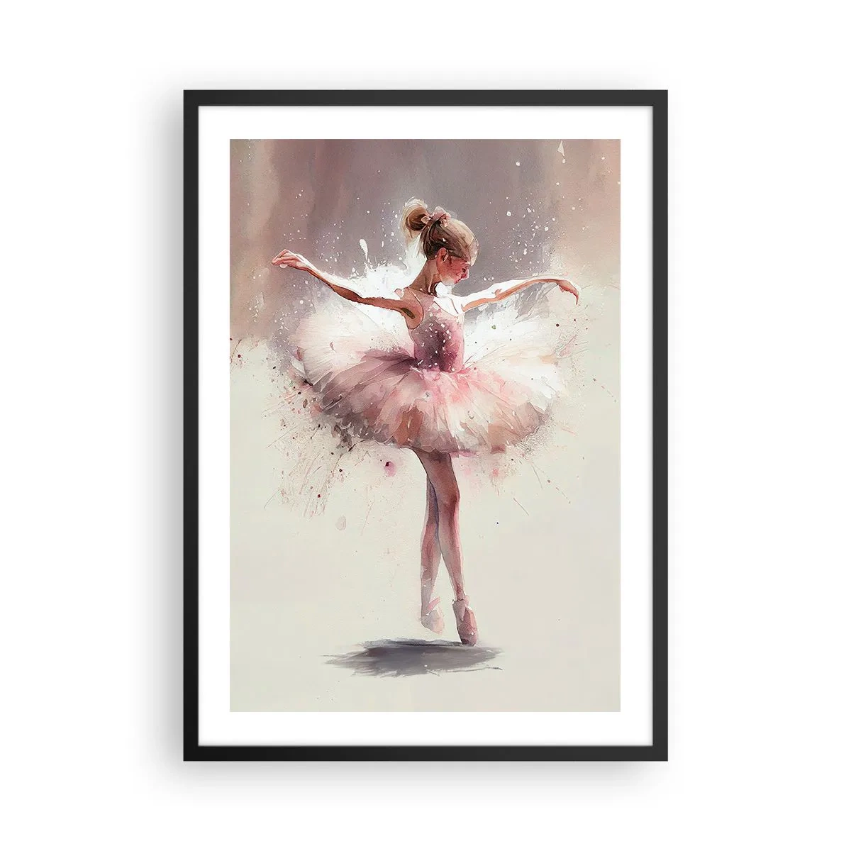 Plakát v černém rámu - Jako mladý pták - 50x70 cm