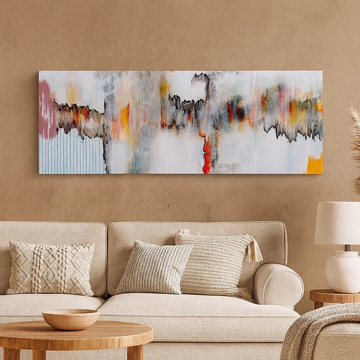 Obraz na plátně - Klackem po vodě - 30x30 cm