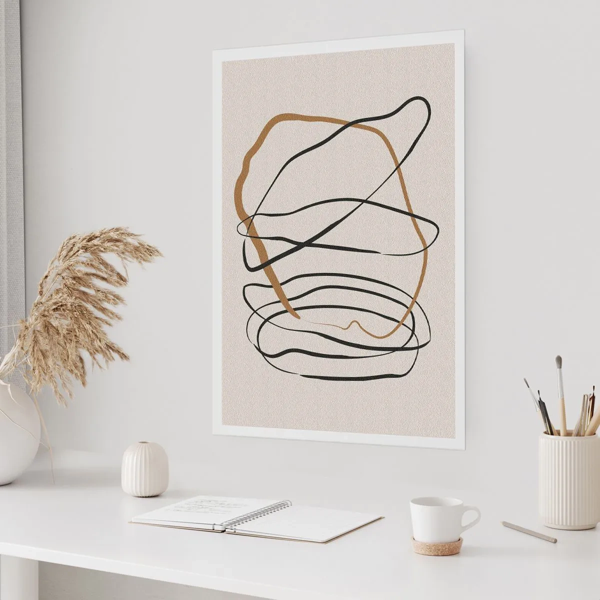 Plakát - Kompozice – tanec ve smyčce - 40x50 cm