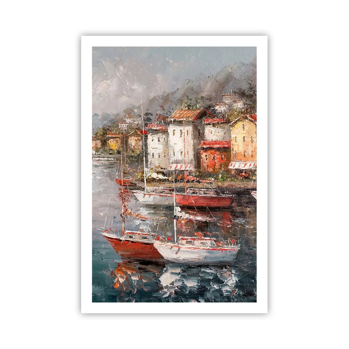 Plakát - Romantický přístav - 61x91 cm