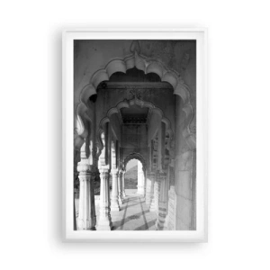 Plakát v bílém rámu - Tady se odehrávají příběhy Východu - 61x91 cm