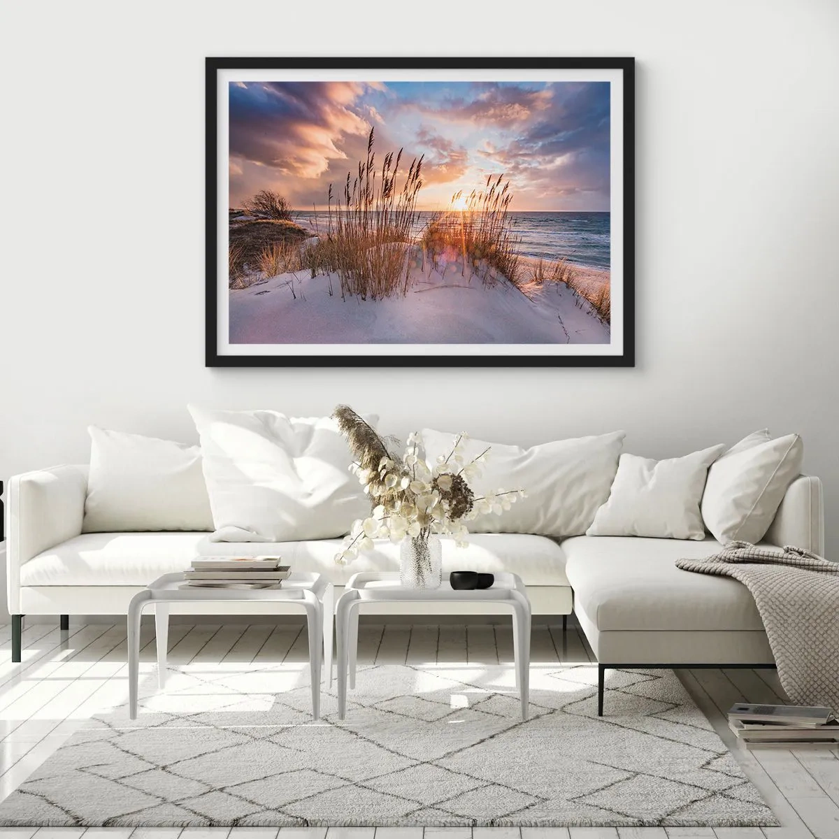Plakát v černém rámu - Rozloučení se sluncem a větrem - 70x50 cm