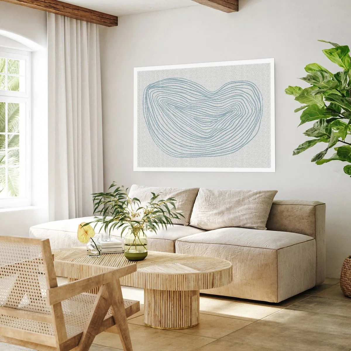 Plakát - Úsměv kapky - 100x70 cm