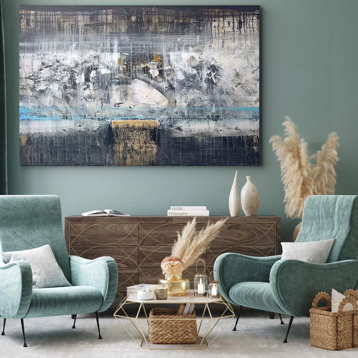 Obraz na plátně - Jako na ledě, tak i na hroudě - 100x70 cm