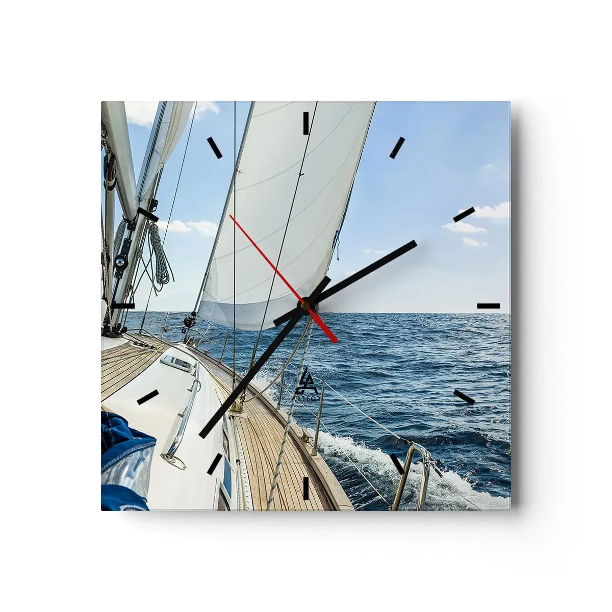 Nástěnné hodiny - Ahoj, dobrodružství - 40x40 cm